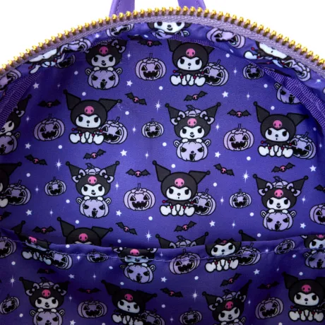 Mini sac à dos Kuromi Citrouille Light Up Loungefly