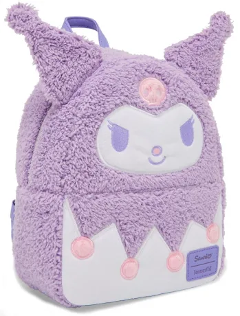 Mini sac à dos Kuromi Rose Pastel Peluche Cosplay Loungefly