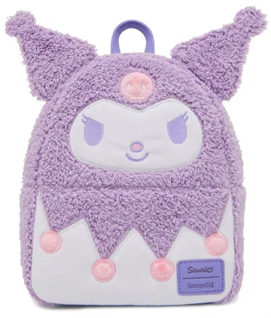 Mini sac à dos Kuromi Rose Pastel Peluche Cosplay Loungefly