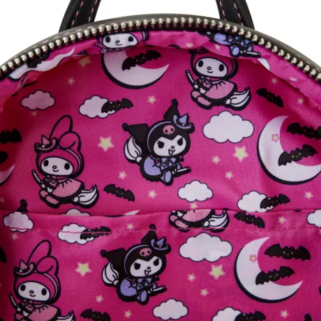 Mini sac à dos Kuromi Sorcière Cosplay avec My Melody Porte-monnaie Loungefly
