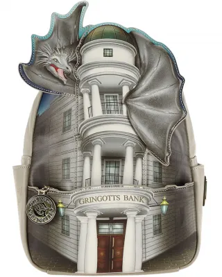Mini sac à dos la Banque Gringotts et le Dragon Loungefly