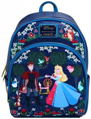 Mini sac à dos La Belle au Bois Dormant Aurore et Philippe Loungefly