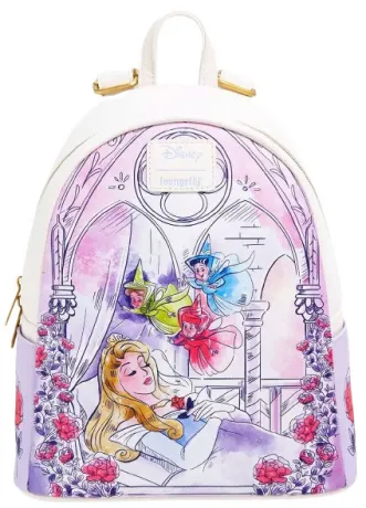 Mini sac à dos La Belle au Bois Dormant Fleur et les les Trois Bonnes Fées Loungefly
