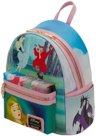 Mini sac à dos La Belle au Bois Dormant Princesse Scènes Loungefly