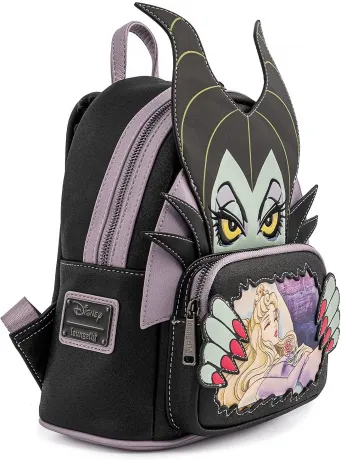 Mini sac à dos La Belle au Bois Dormant Villains Scène Maléfique Cosplay Loungefly