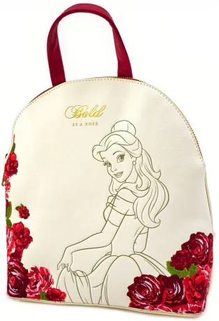 Mini sac à dos La Belle et la Bête Audacieuse comme une Rose Loungefly