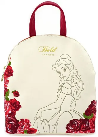 Mini sac à dos La Belle et la Bête Audacieuse comme une Rose Loungefly