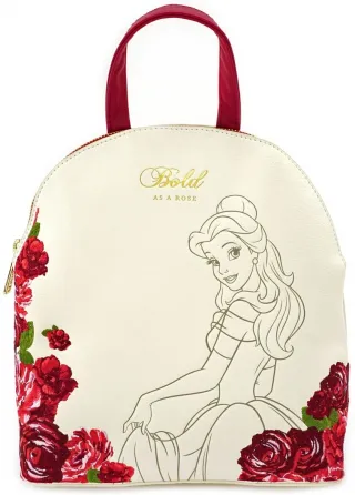 Mini sac à dos La Belle et la Bête Audacieuse comme une Rose Loungefly