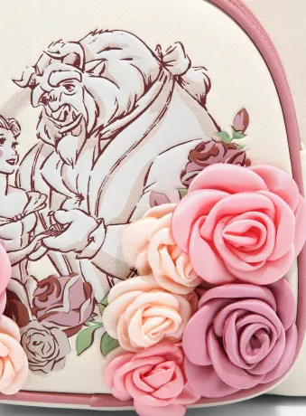 Mini sac à dos La Belle et la Bête Portrait Floral Loungefly