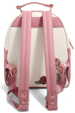 Mini sac à dos La Belle et la Bête Portrait Floral Loungefly
