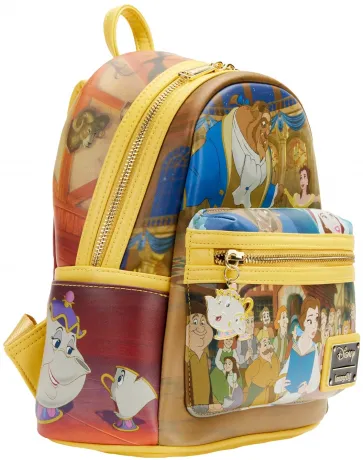 Mini sac à dos La Belle et la Bête Princesse Scène Loungefly