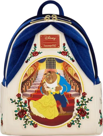 Mini sac à dos La Belle et La Bête Velours Loungefly