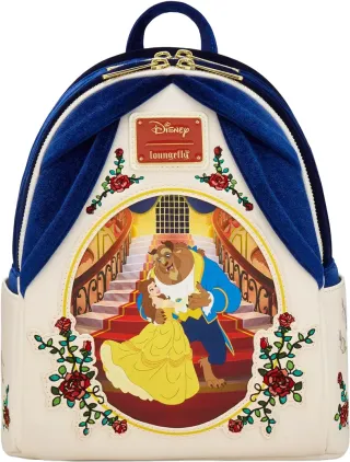 Mini sac à dos La Belle et La Bête Velours Loungefly
