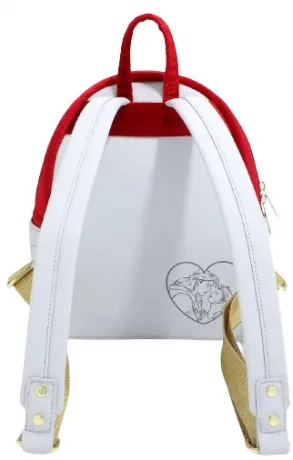 Mini sac à dos La Belle et la Bête Vitrail Loungefly