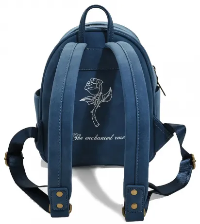 Mini sac à dos La Belle et la Bête Vitrail Loungefly