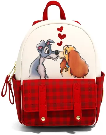 Mini sac à dos La Belle et le Clochard Bisous Loungefly