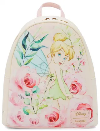 Mini sac à dos la Fée Clochette Roses Loungefly