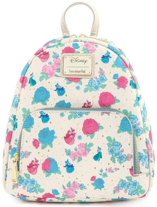 Mini sac à dos Les Trois Bonnes Fées Floral Loungefly