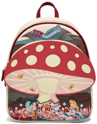 Mini sac à dos la Fête de Thé en Folie sous le Champignon Loungefly