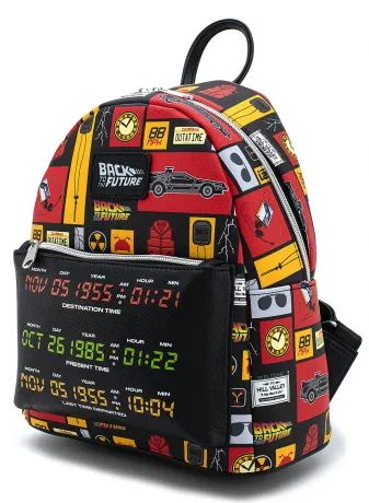 Mini sac à dos La Machine à Remonter le Temps Delorean Loungefly