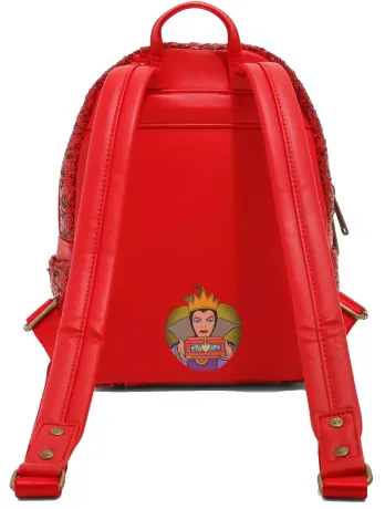 Mini sac à dos La Méchante Reine Boule à Neige Sequin Loungefly