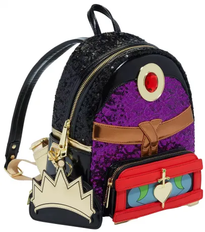 Mini sac à dos la Méchante Reine Figural Sequin Loungefly