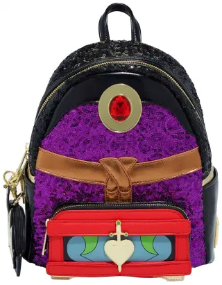 Mini sac à dos la Méchante Reine Figural Sequin Loungefly