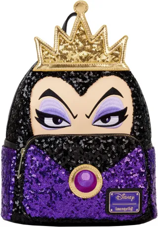 Mini sac à dos la Méchante Reine Sequin Cosplay Loungefly