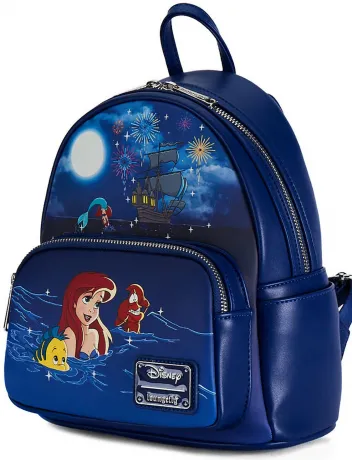 Mini sac à dos Ariel Feux d&#039;Artifice Glow Loungefly