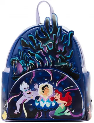Mini sac à dos Antre d&#039;Ursula Glow Loungefly