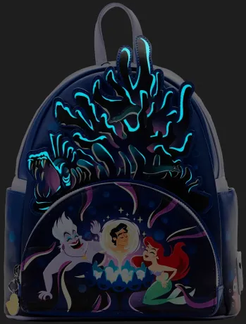 Mini sac à dos Antre d&#039;Ursula Glow Loungefly