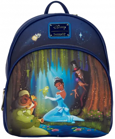 Mini sac à dos La Princesse et la Grenouille Scène Light Up Loungefly