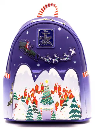 Mini sac à dos La ville de Noël Loungefly