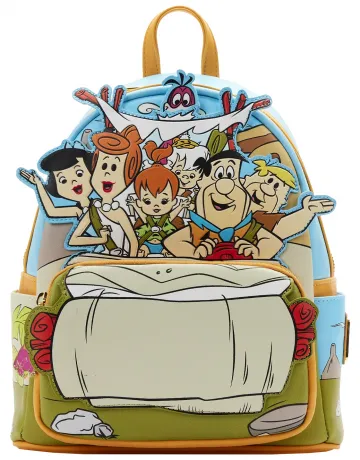 Mini sac à dos La Voiture des Pierrafeu Loungefly