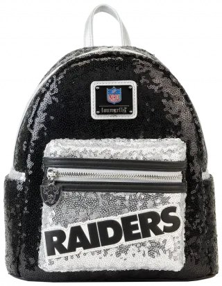 Mini sac à dos Las Vegas Raiders Sequin Loungefly