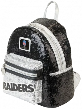 Mini sac à dos Las Vegas Raiders Sequin Loungefly