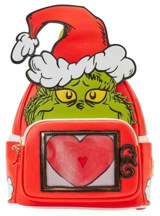 Mini sac à dos Le Grinch Lenticular Heart Loungefly