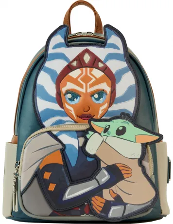 Mini sac à dos Le Mandalorien Ahsoka tient Grogru Loungefly