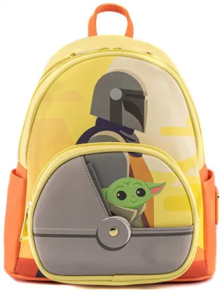 Mini sac à dos Le Mandalorien avec Grogu dans le Berceau Loungefly