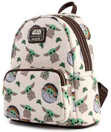 Mini sac à dos Le Mandalorien Bébé Yoda Impression Intégrale Loungefly