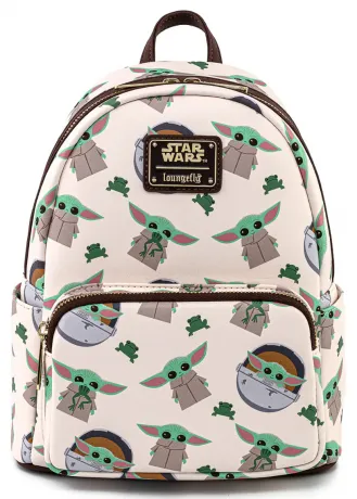 Mini sac à dos Le Mandalorien Bébé Yoda Impression Intégrale Loungefly