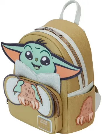 Mini sac à dos Le Mandalorien Grogru et Crabe Loungefly