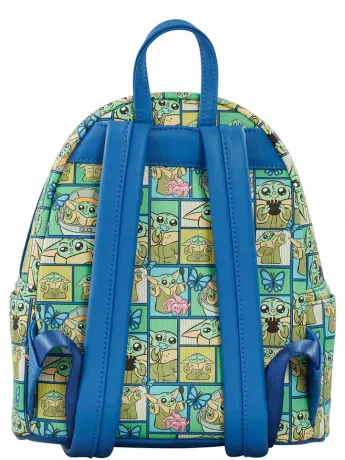 Mini sac à dos Le Mandalorien Grogu Carrés Loungefly