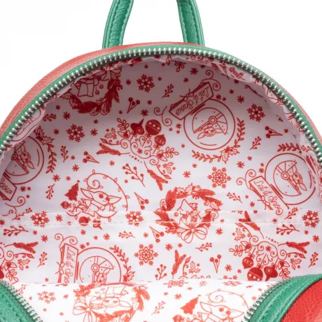 Mini sac à dos Le Mandalorien Grogu Noël Loungefly