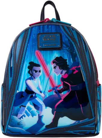 Mini sac à dos Le Réveil de la Force Rey &amp; Kylo Ren Light Up Loungefly