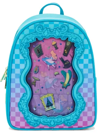 Mini sac à dos Le trou du lapin lenticulaire Loungefly