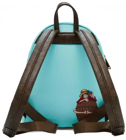 Mini sac à dos Carte avec l&#039;équipage Chapeau de Paille Loungefly