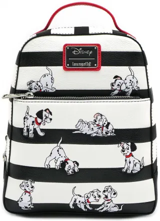 Mini sac à dos Les 101 Dalmatiens Rayures Loungefly