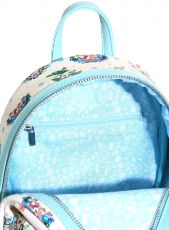 Mini sac à dos Les Amis des Princesses Disney Floral Loungefly