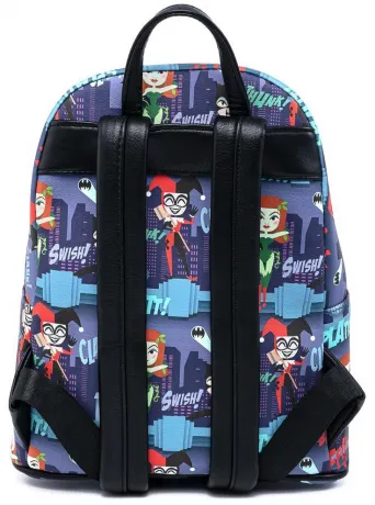 Mini sac à dos Les Femmes de DC Comics Impression Intégrale Loungefly